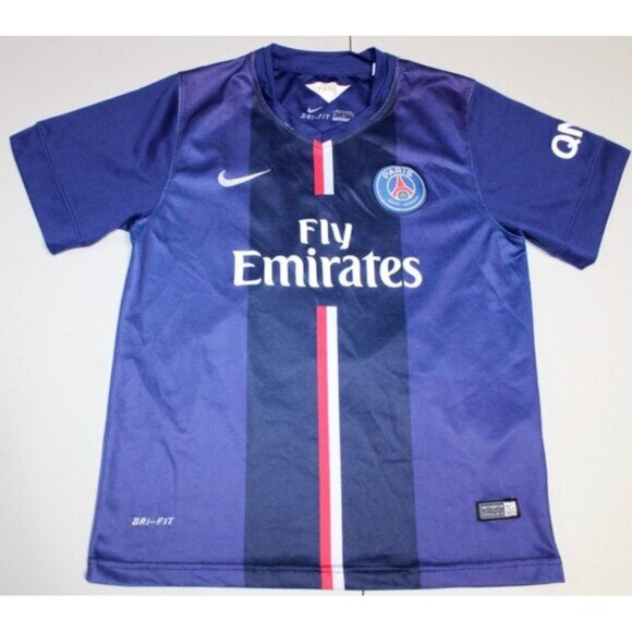 PSG Paris Saint Germain Football Club David Luiz #7 Jersey Youth Medium Nike - Picture 1 of 5